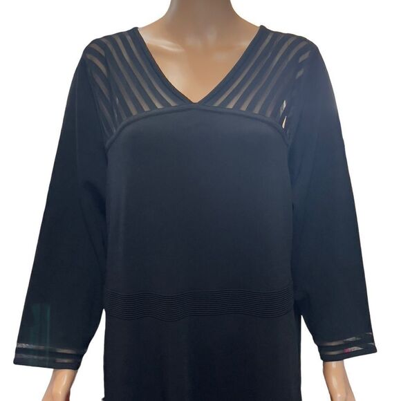 Calvin Klein Black Dress Sz 2X - Picture 3 of 14